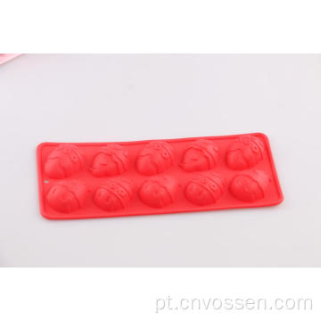 Molde de cozimento de bolo de silicone para o Natal